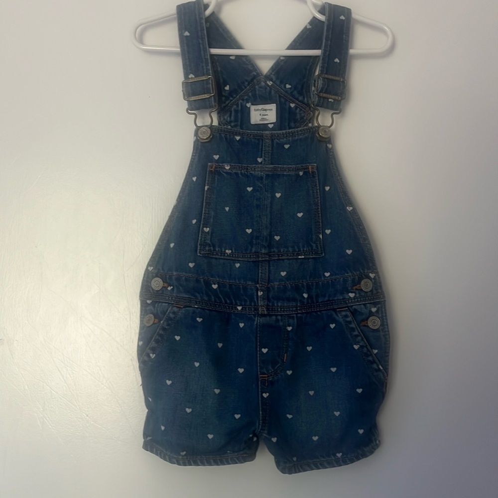 Baby GAP heart overalls